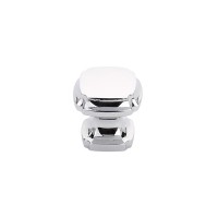 Schaub Country 1 3/8 inch Diameter Square Knob in Polished Chrome