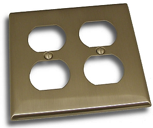 Residential Essentials Double Plug Plate