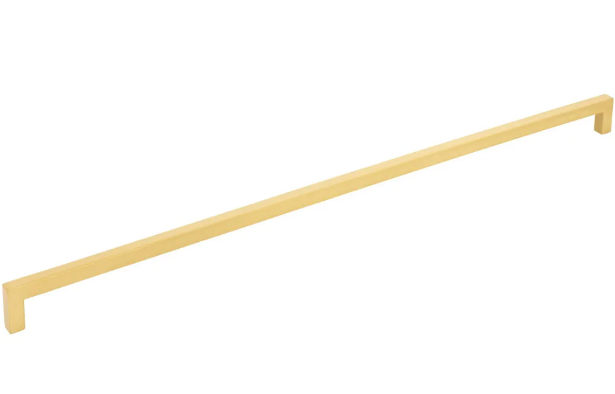 Hardware Resources 448 mm CC Brushed Gold Square Stanton Cabinet Bar Pull