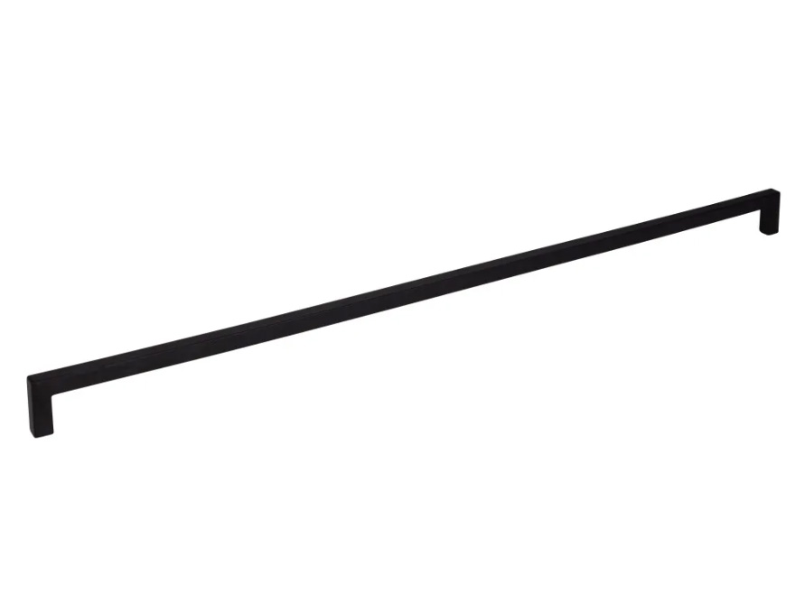 Hardware Resources 448 mm CC Matte Black Square Stanton Cabinet Bar Pull