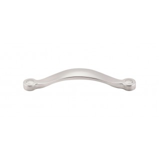 Top Knobs M1262 Saddle Pull 5 1/16 Inch CC Brushed Satin Nickel
