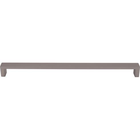 Top Knobs TK253AG Sanctuary II Modern Metro Pull 12 Inch CC Ash Gray