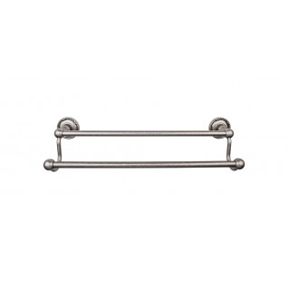 Top Knobs ED7APE Edwardian 18 inch Double Towel Bar Antique Pewter