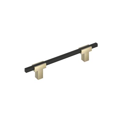 Amerock Urbanite 5-1/16 Inch cc Cabinet Pull Golden Champagne/Matte Gold
