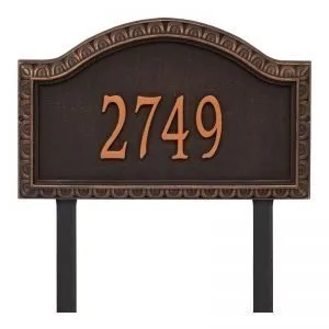 Whitehall Personalized Penhurst Plaque - Grande - lawn- 1 Line