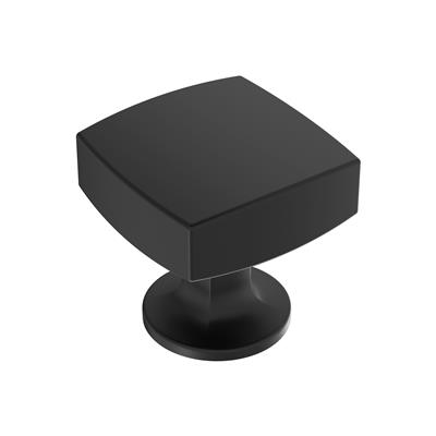 Amerock Everett 1-1/4 Inch cc Cabinet Knob Matte Black