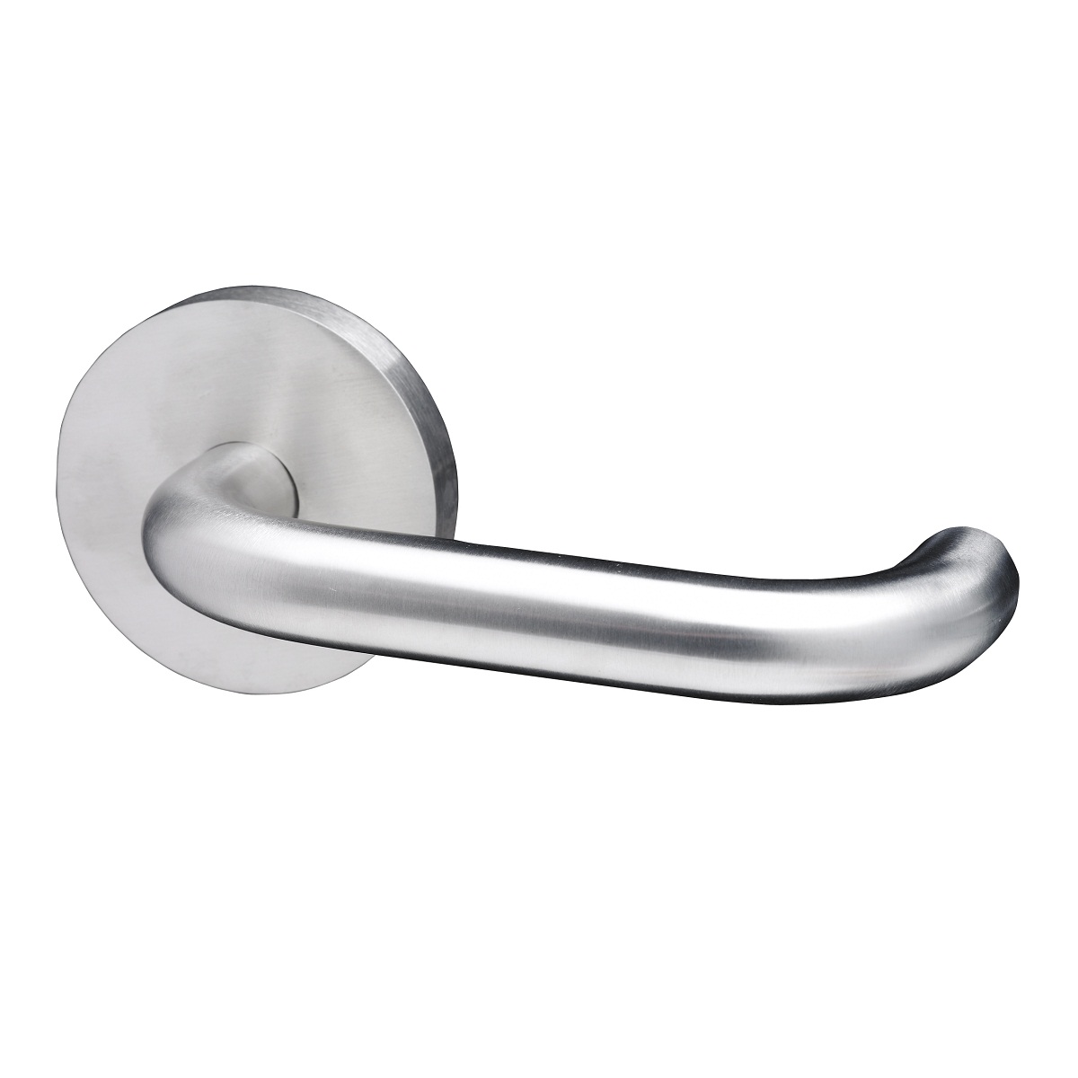 Linnea L01 Stainless Steel Door Lever with Round Rosette