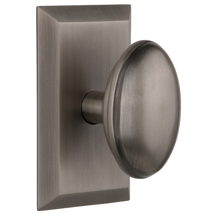 Nostalgic Warehouse Studio Plate with Homestead Knob