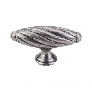 Top Knobs Britannia Collection M55 Versailles T Handle 3 1/8 Inch Cast Iron