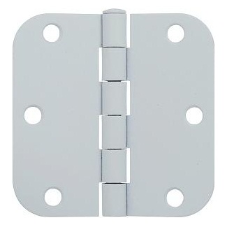 Advantage 3-1/2 Inch Residential Grade Plain Bearing Hinge 5/8 Inch Round Corner (EACH)