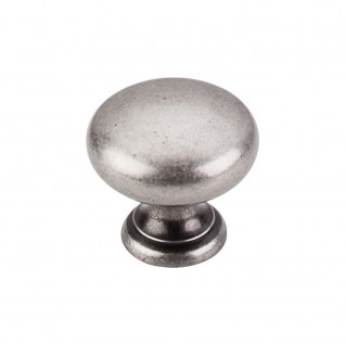 Top Knobs M286 1 1/4 Inch Mushroom Cabinet Knob Antique Pewter