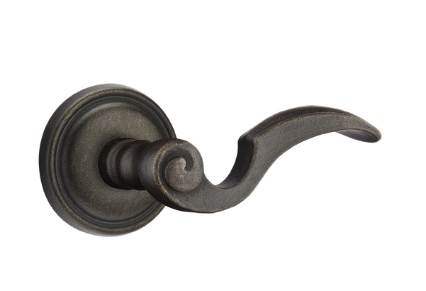 Emtek Lost Wax Napoli Lever Handle with Style 12 Rosette