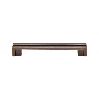 Top Knobs TK56GBZ Sanctuary I Flat Rail Pull 5 Inch CC German Bronze