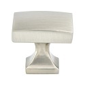 Berenson Century Edge Knob 1-3/8 Inch Long Brushed Nickel