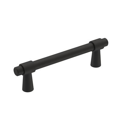 Amerock Destine 3-3/4 Inch cc Cabinet Pull Matte Black