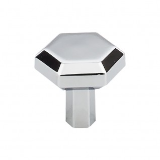 Top Knobs TK791PC Lydia 1 1/8 inch Knob Polished Chrome