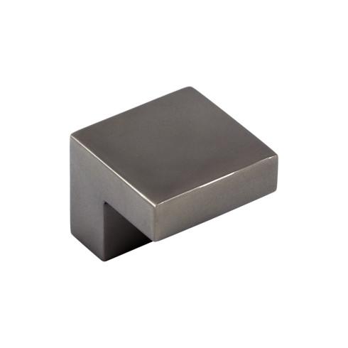 Top Knobs M2160 Nouveau III 1 Inch Square Cabinet Knob Ash Gray