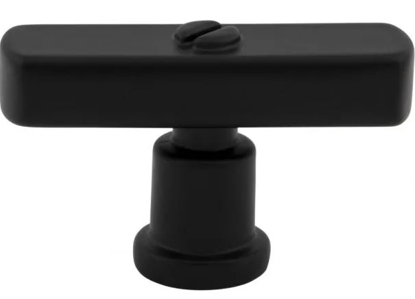 Atlas Homewares Everitt T-Knob 2 Inch Matte Black