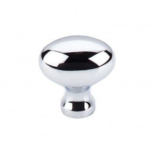 Top Knobs M369 Somerset 1 1/4 Inch Egg Cabinet Knob Polished Chrome