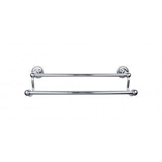 Top Knobs ED11PCF Edwardian 30 inch Double Towel Bar Polished Chrome