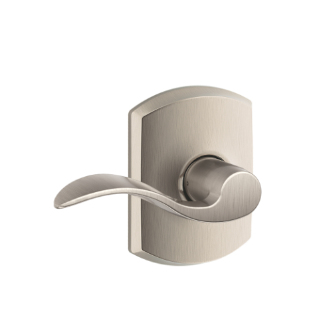 Schlage Accent Lever Handle with Greenwich Rosette