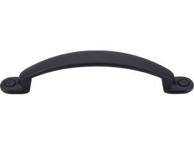 Top Knobs M1867 Somerset 3 3/4 Inch CC Arendal Pull Flat Black