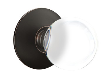 Emtek Bristol Door Knob with Modern Rosette