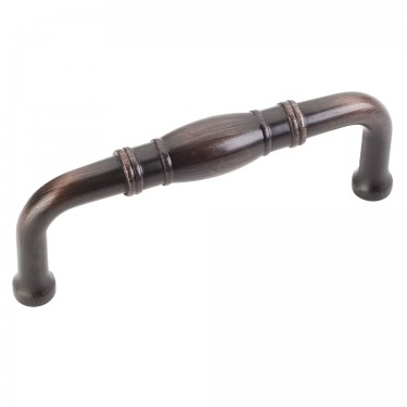 Hardware Resources Durham 3 Inch CC Cabinet Pull - Brushed Oil-Rubbed Bronze