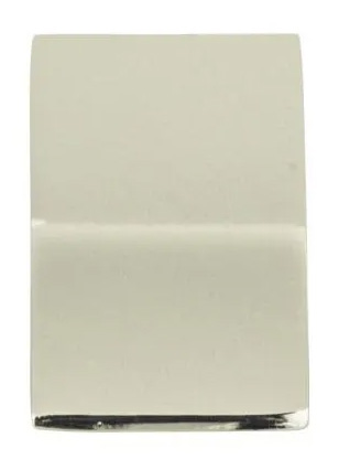 Atlas Homewares Angled Drop Knob 15/16 Inch Polished Nickel