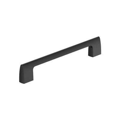 Amerock Riva 7-9/16 Inch cc Cabinet Pull Matte Black