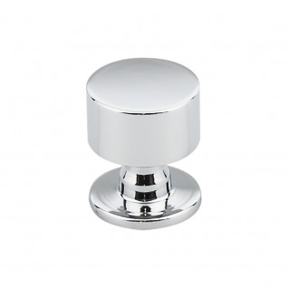 Top Knobs TK821PC Lily 1 1/8 inch Knob Polished Chrome