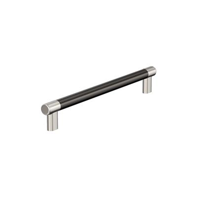 Amerock Esquire 12 Inch cc Appliance Pull Polished Nickel/Gunmetal