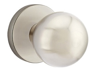 Emtek Orb Modern Door Knob with Disk Rosette