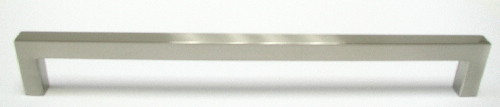 Top Knobs M1152 Nouveau III 8 13/16 Inch CC Square Bar Pull Brushed Satin Nickel