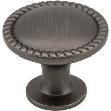 Hardware Resources Lindos 1 1/4 inch Cabinet Knob in Brushed Pewter