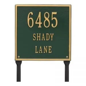 Whitehall Personalized Square Plaque - Standard - Wall - 3 line