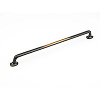 Schaub Cast Bronze Mountain 18 inch CC Cabinet Pull in Antique Bronze