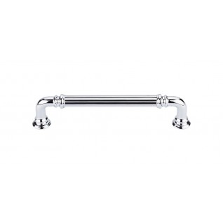 Top Knobs Chareua TK323PC Reeded Pull 5 Inch CC Polished Chrome