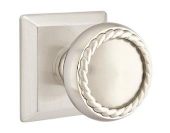 Emtek Rope Knob with Quincy Rosette