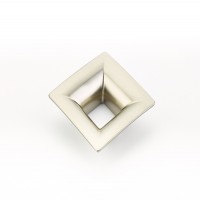 Schaub Finestrino 32mm CC Flared Square Cabinet Pull in Satin Nickel