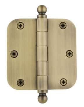 Grandeur 3 1/2 inch Ball Tip Hinge with 5/8 inch Radius Corners
