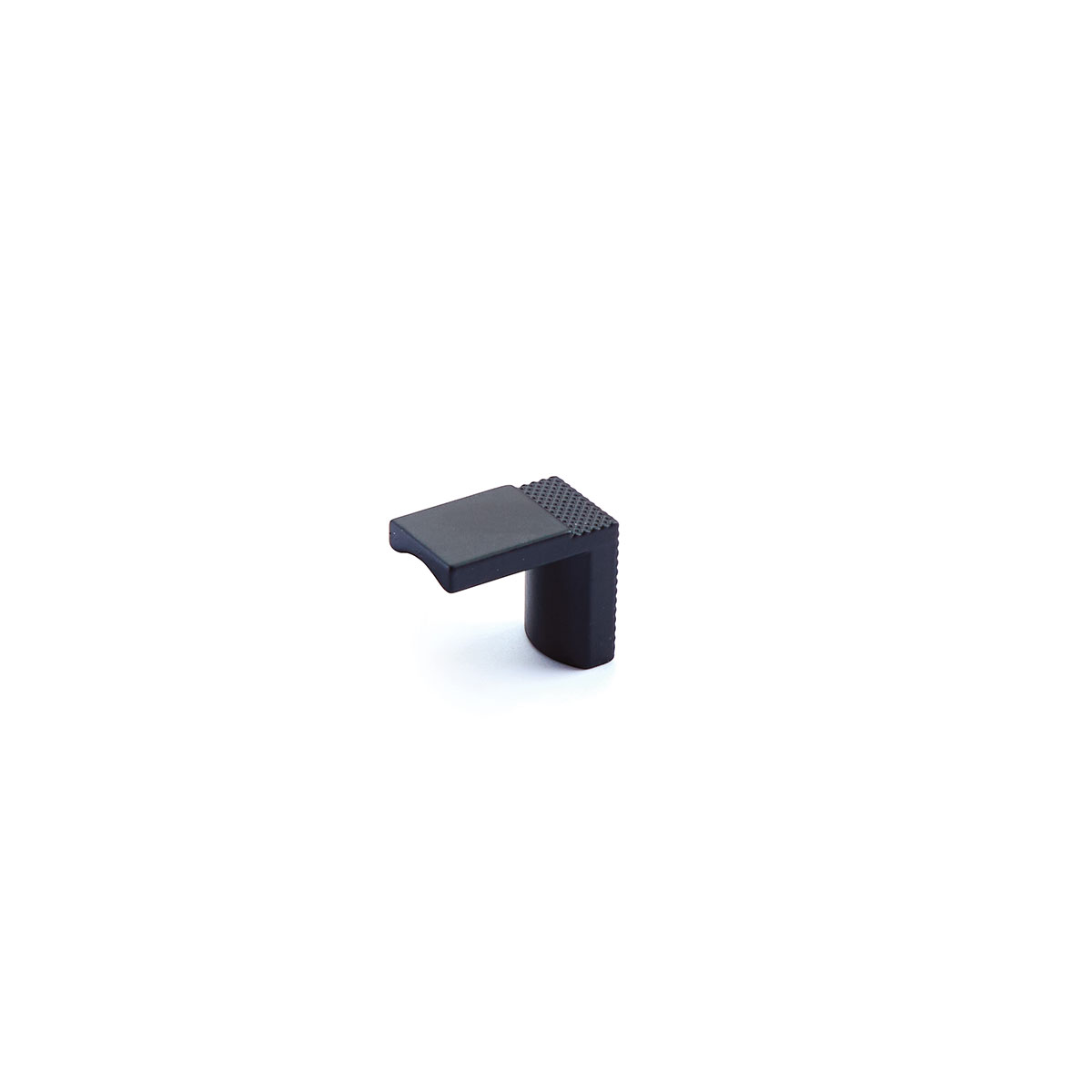 Schaub Quadrato, 1-1/8 Inch x 5/8 Inch Pull In Matte Black