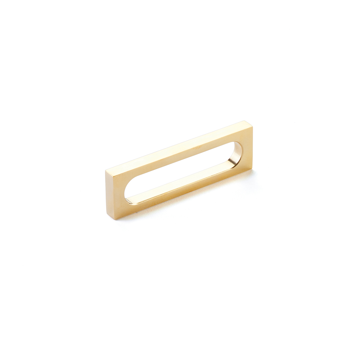 Schaub 10032-UNBR Unlacquered Brass Cabinet Pull.