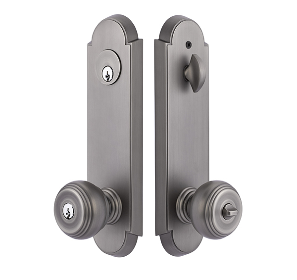 Emtek Annapolis Two Point Single Cylinder Sideplate