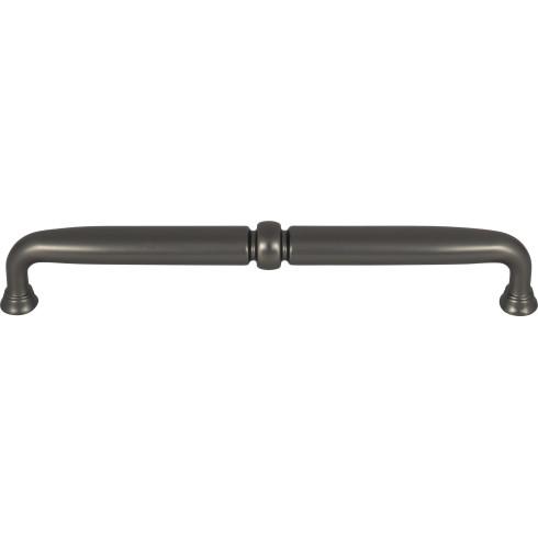 Top Knobs TK1024AG Henderson Pull 7 9/16 Inch CC Ash Gray