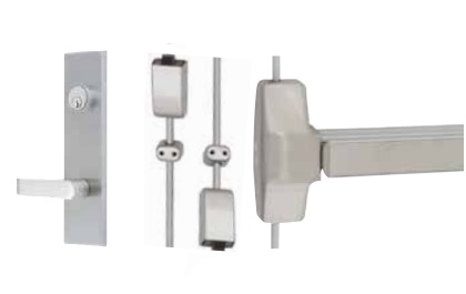 Advantage 9700 Rim VR Exit Device and Escutcheon Lever Trim Set