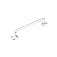 Schaub Artifex 6 inch CC Cabinet Pull in Natural Britannium