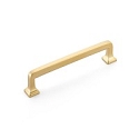Schaub Menlo Park Pull 6 inch cc Signature Satin Brass