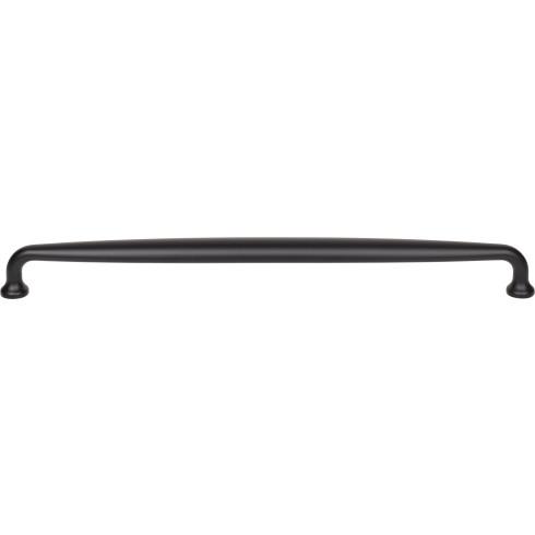 Top Knobs M2810 Charlotte Pull 12 Inch CC Flat Black