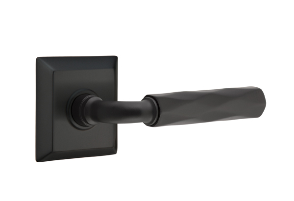Emtek R-Bar Tribeca Door Lever with Quincy Rosette